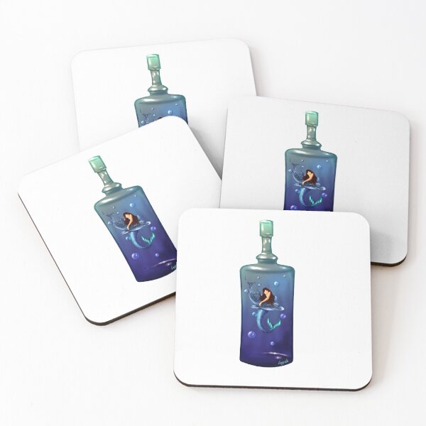 Item preview, Mermaid and Dolphin in a Bottle designed and sold by EricLappala.