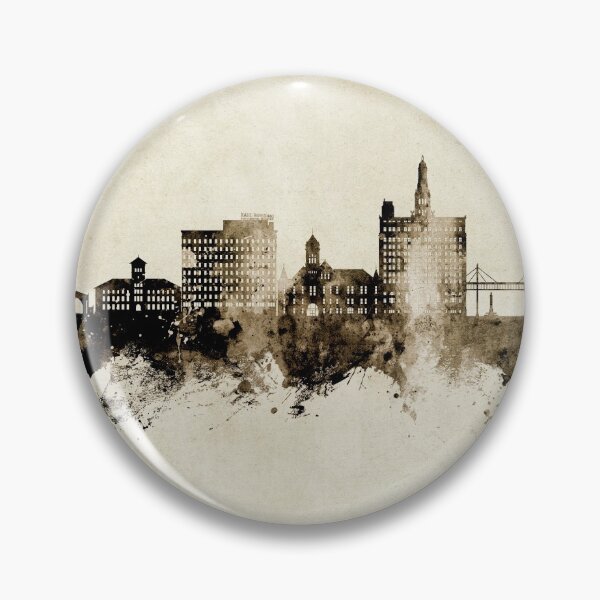 Item preview, Davenport Iowa Skyline designed and sold by ArtPrints.