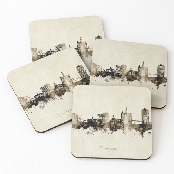 Item preview, Davenport Iowa Skyline designed and sold by ArtPrints.