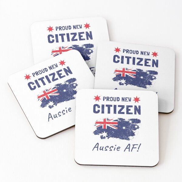 Item preview, Proud New Australian Citizen. Citizenship Ceremony. designed and sold by NuttyShirt.