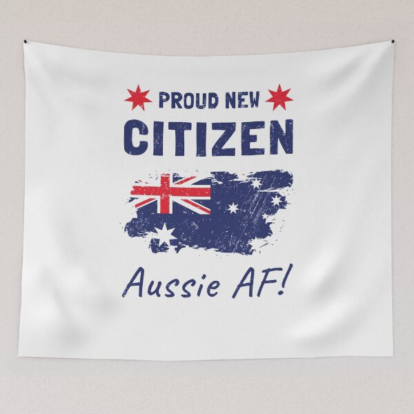 Item preview, Proud New Australian Citizen. Citizenship Ceremony. designed and sold by NuttyShirt.