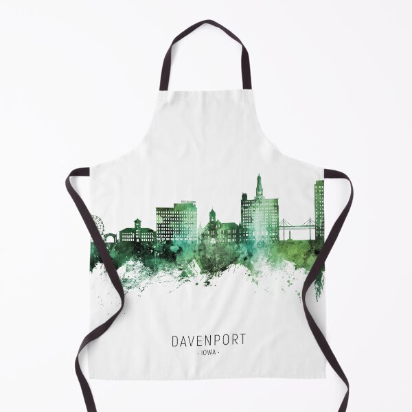 Item preview, Davenport Iowa Skyline designed and sold by ArtPrints.