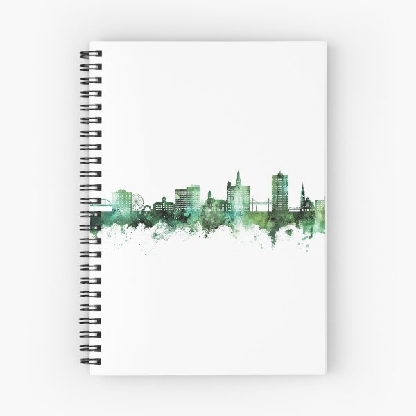 Item preview, Davenport Iowa Skyline designed and sold by ArtPrints.