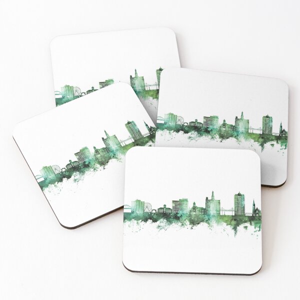 Item preview, Davenport Iowa Skyline designed and sold by ArtPrints.
