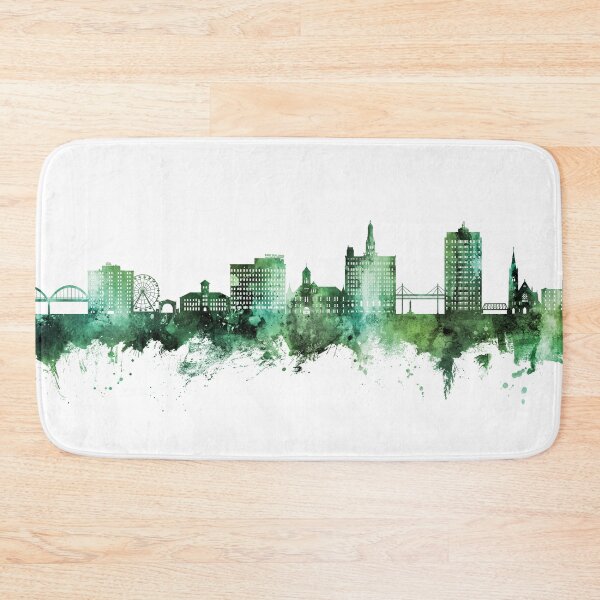 Item preview, Davenport Iowa Skyline designed and sold by ArtPrints.
