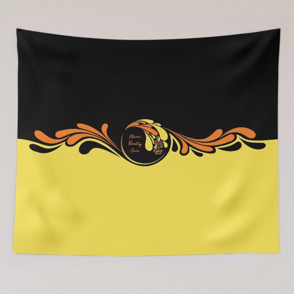 Item preview, Katy Perry Never Really Over Yellow Wave Logo Black Background designed and sold by cryaboutitnow.
