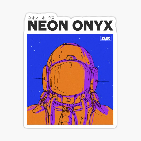 Neon Onyx - Orange Sticker