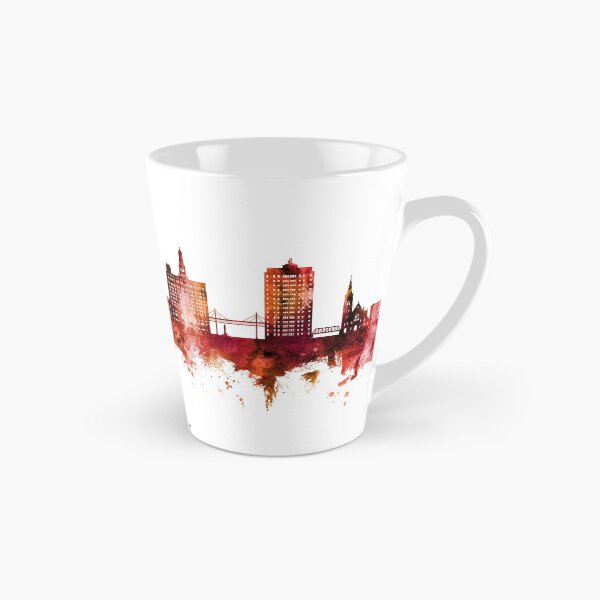 Artikelvorschau, Davenport Iowa Skyline entworfen und verkauft von ArtPrints.