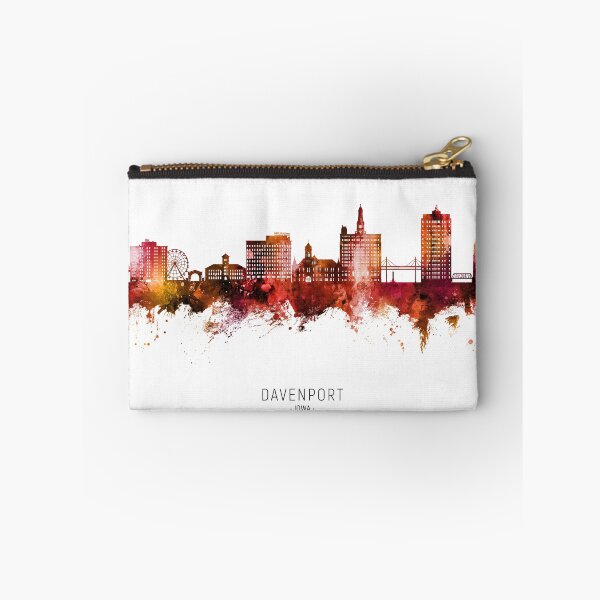 Item preview, Davenport Iowa Skyline designed and sold by ArtPrints.