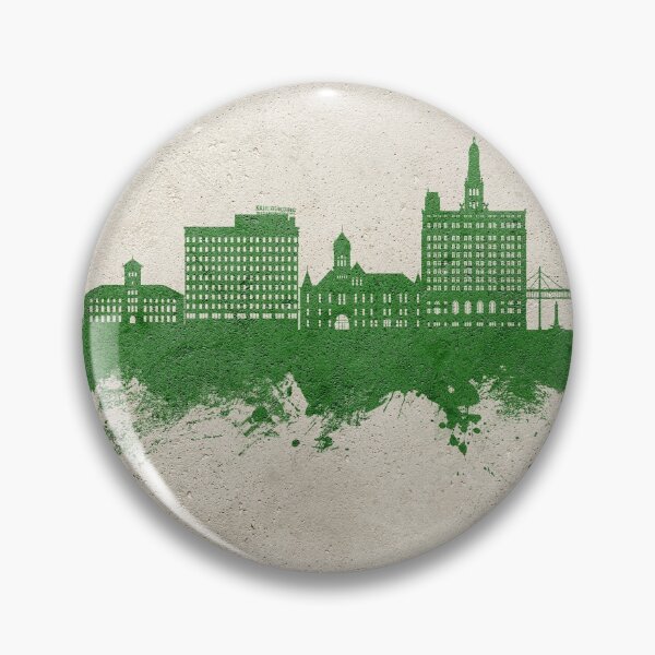 Item preview, Davenport Iowa Skyline designed and sold by ArtPrints.