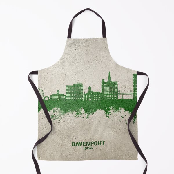 Item preview, Davenport Iowa Skyline designed and sold by ArtPrints.