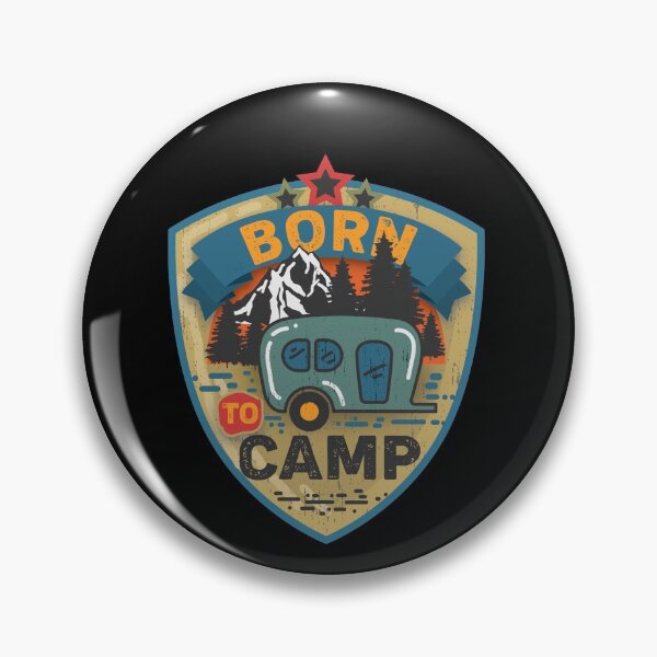Item preview, Born to camp designed and sold by lifestyleship.
