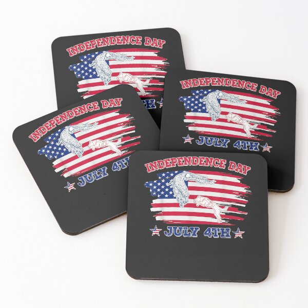 Item preview, USA Independence Day 4th Of July - Dog & Eagle T-Shirtt designed and sold by BeulahHoppe.