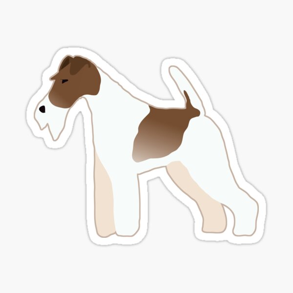 Item preview, Wire Fox Terrier Basic Breed Illustration 1 designed and sold by TriPodDogDesign.