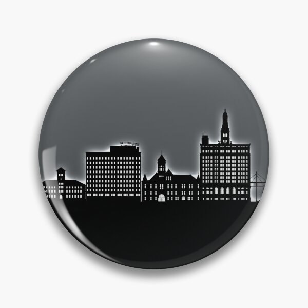 Item preview, Davenport Iowa Skyline designed and sold by ArtPrints.