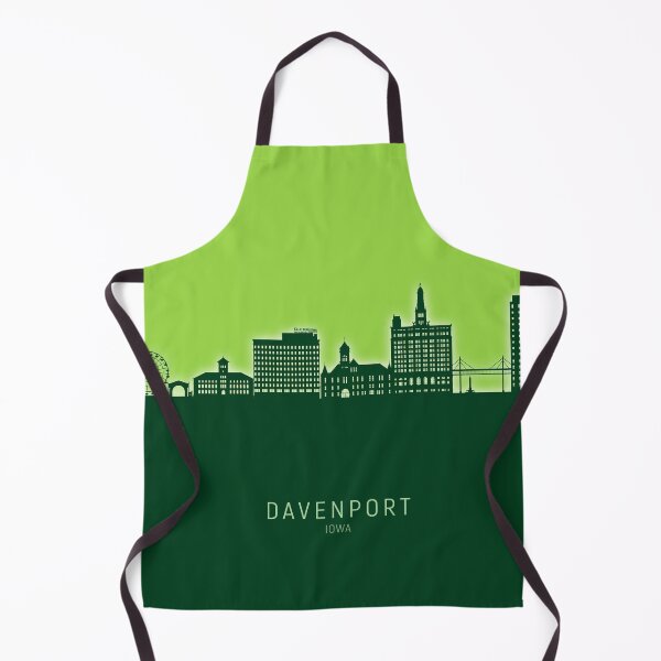 Item preview, Davenport Iowa Skyline designed and sold by ArtPrints.
