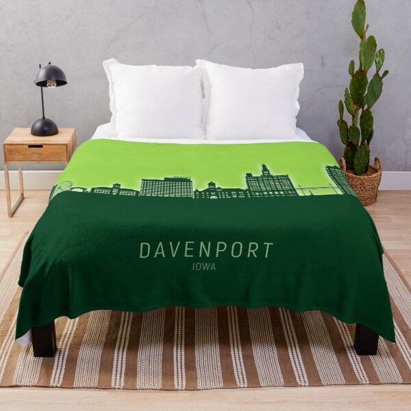 Item preview, Davenport Iowa Skyline designed and sold by ArtPrints.