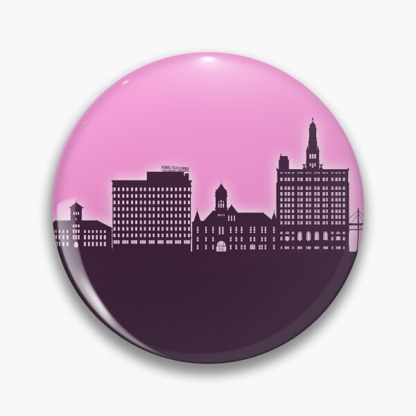 Item preview, Davenport Iowa Skyline designed and sold by ArtPrints.