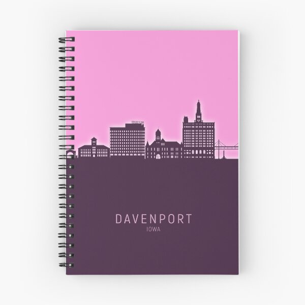 Item preview, Davenport Iowa Skyline designed and sold by ArtPrints.
