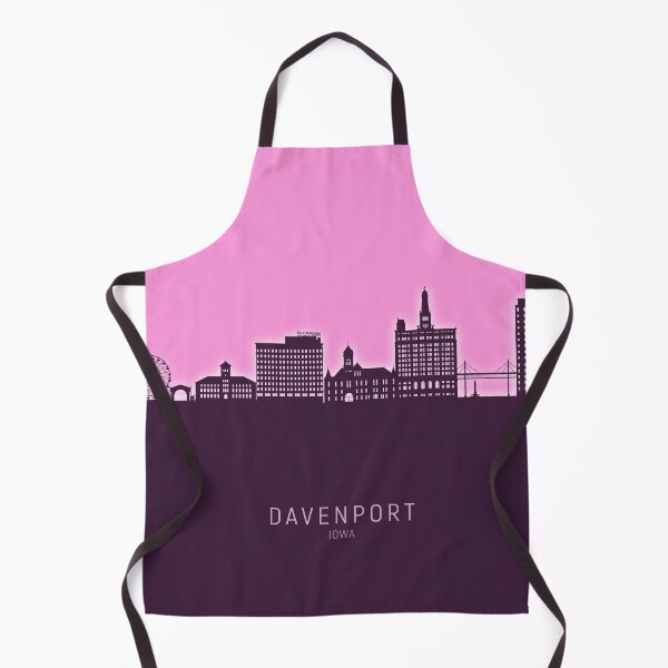 Item preview, Davenport Iowa Skyline designed and sold by ArtPrints.