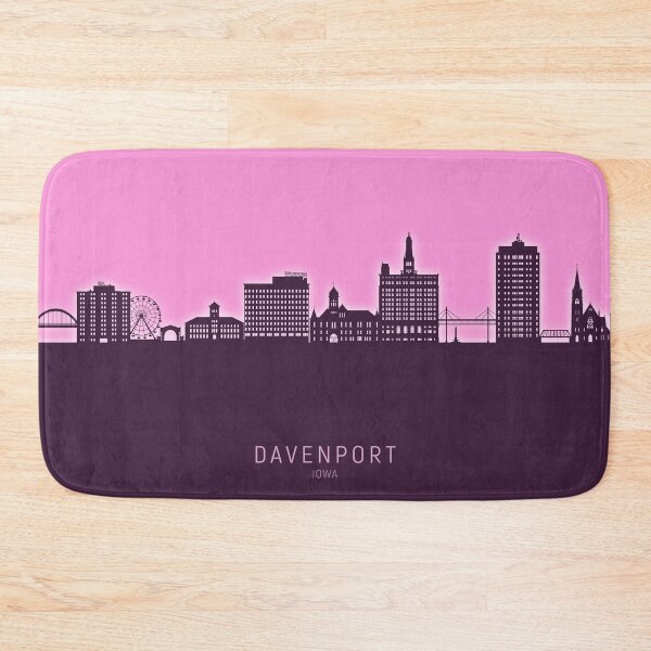 Item preview, Davenport Iowa Skyline designed and sold by ArtPrints.