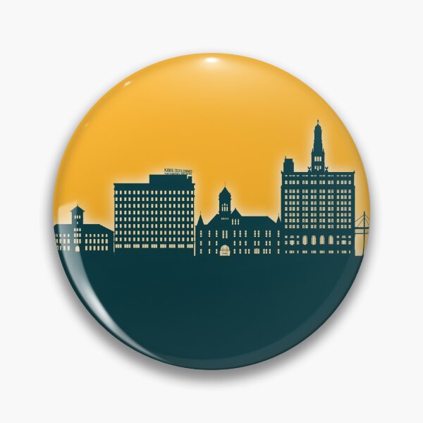 Item preview, Davenport Iowa Skyline designed and sold by ArtPrints.