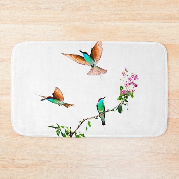 Item preview, The blue-throated bee-eater (Merops viridis) is a medium-sized bird with a body length of 26-28 cm designed and sold by zenger2021.