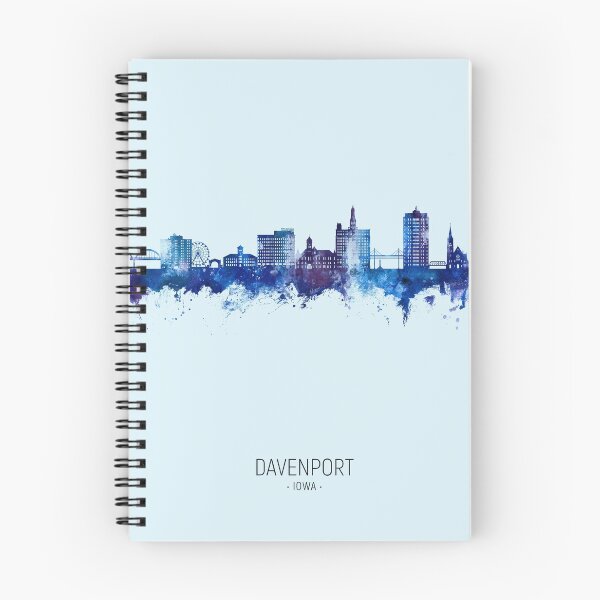 Item preview, Davenport Iowa Skyline designed and sold by ArtPrints.