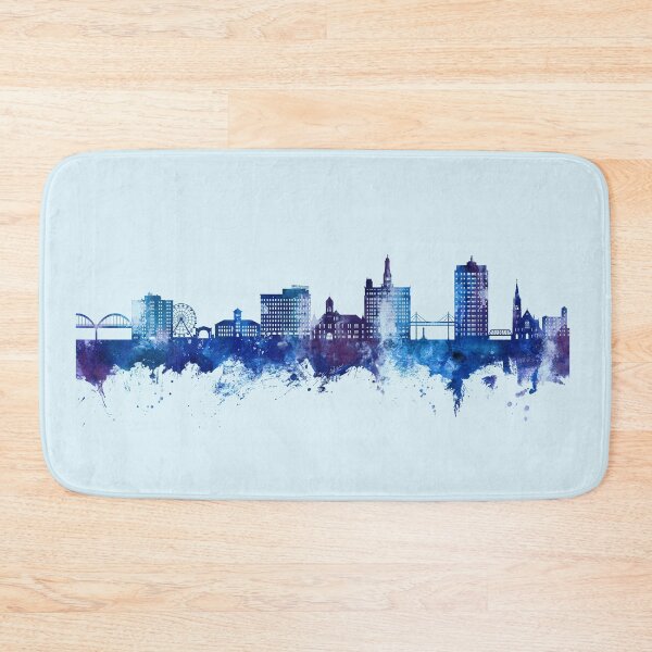 Item preview, Davenport Iowa Skyline designed and sold by ArtPrints.