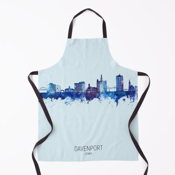 Item preview, Davenport Iowa Skyline designed and sold by ArtPrints.