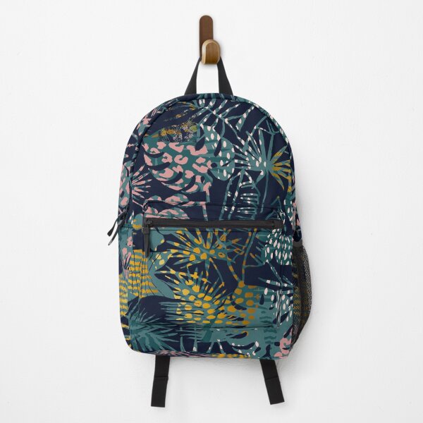 Item preview, Green Leaves With Leopard And Tiger Print designed and sold by FranzNCandy.