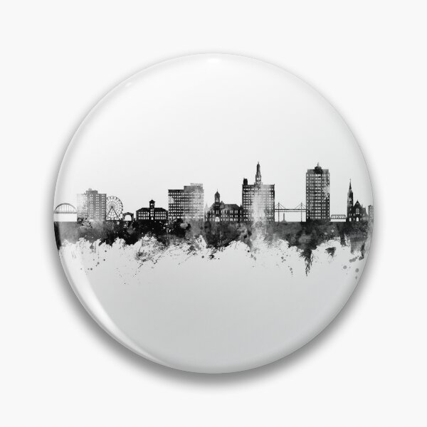 Item preview, Davenport Iowa Skyline designed and sold by ArtPrints.