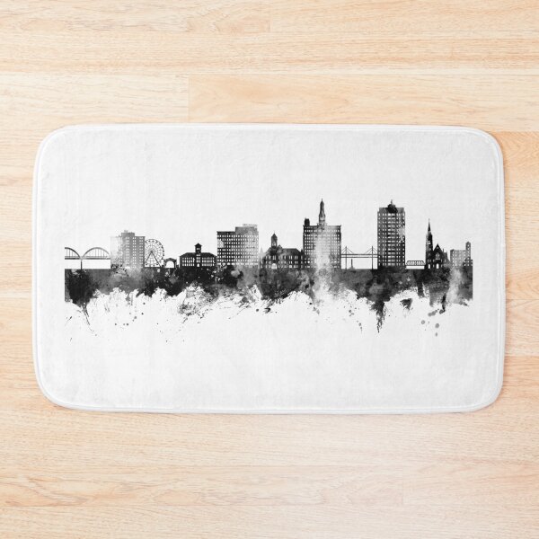 Item preview, Davenport Iowa Skyline designed and sold by ArtPrints.