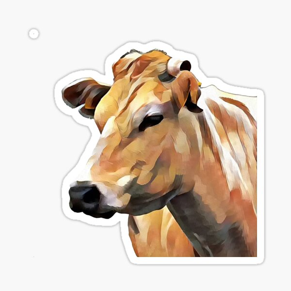 Cow Sticker