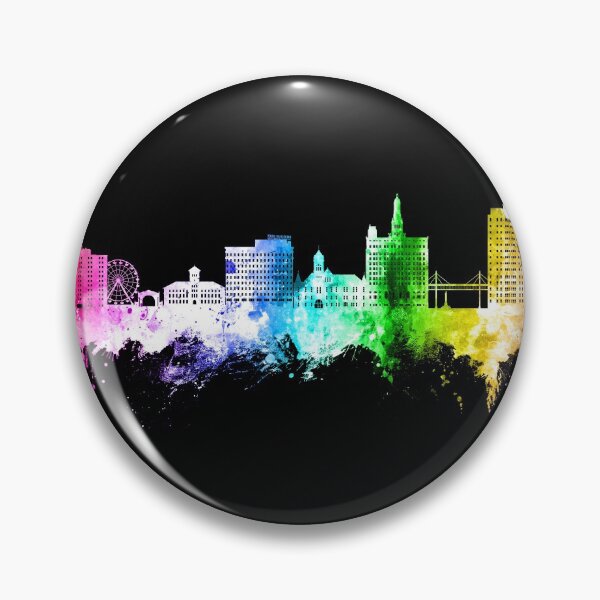 Item preview, Davenport Iowa Skyline designed and sold by ArtPrints.