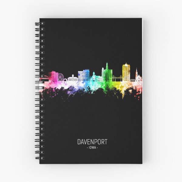 Item preview, Davenport Iowa Skyline designed and sold by ArtPrints.