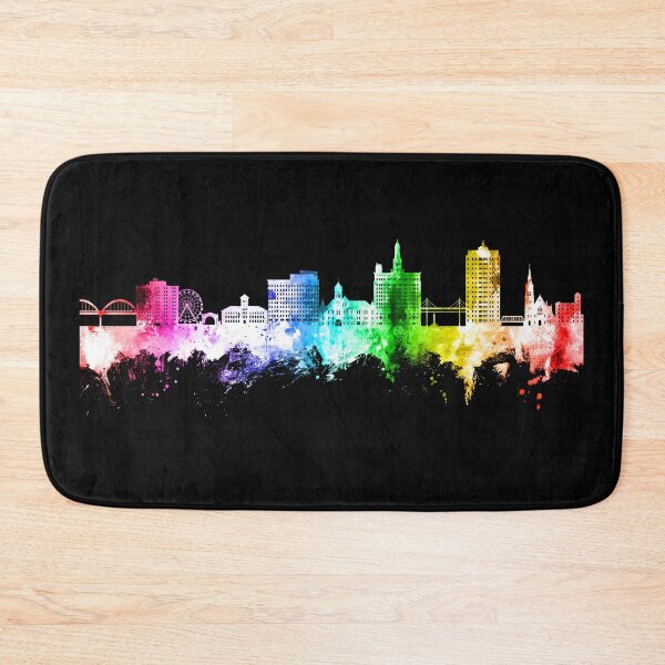 Item preview, Davenport Iowa Skyline designed and sold by ArtPrints.