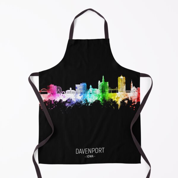 Item preview, Davenport Iowa Skyline designed and sold by ArtPrints.
