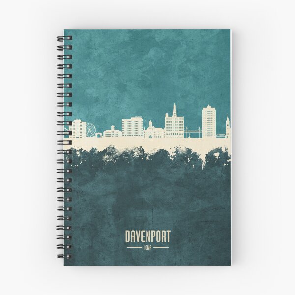 Item preview, Davenport Iowa Skyline designed and sold by ArtPrints.