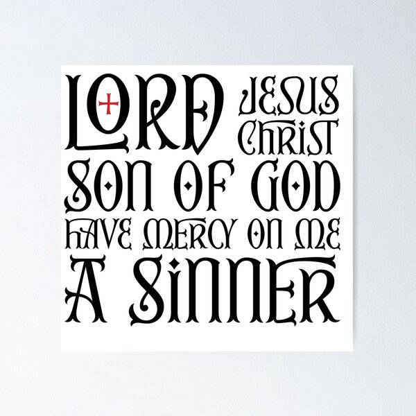 Item preview, The Jesus Prayer - Prayer of the Heart - Black designed and sold by EkromDesigns.