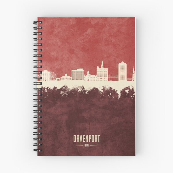 Item preview, Davenport Iowa Skyline designed and sold by ArtPrints.