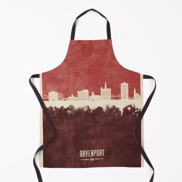 Item preview, Davenport Iowa Skyline designed and sold by ArtPrints.
