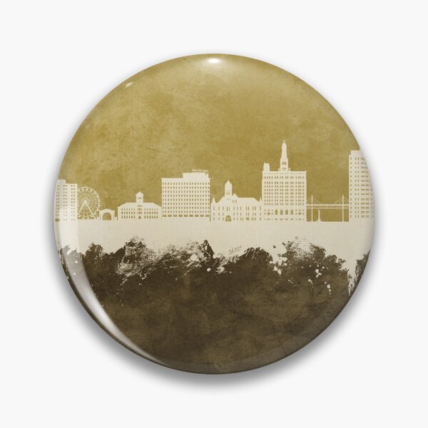 Item preview, Davenport Iowa Skyline designed and sold by ArtPrints.