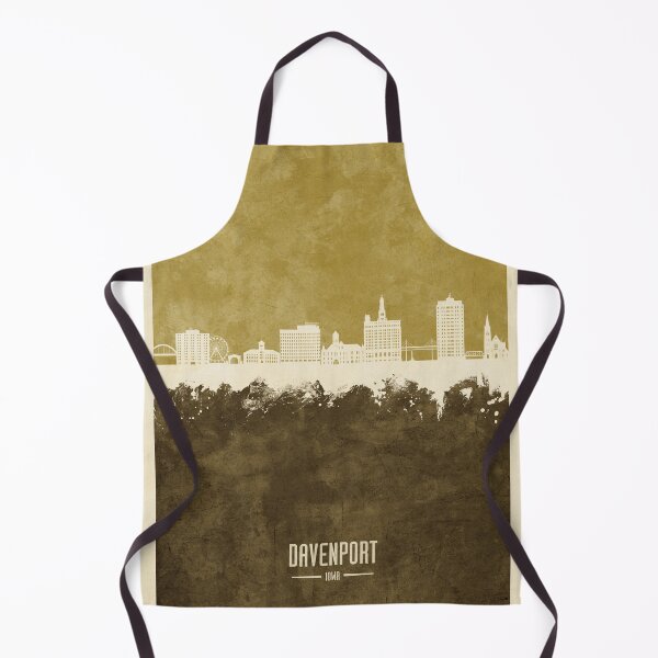 Item preview, Davenport Iowa Skyline designed and sold by ArtPrints.