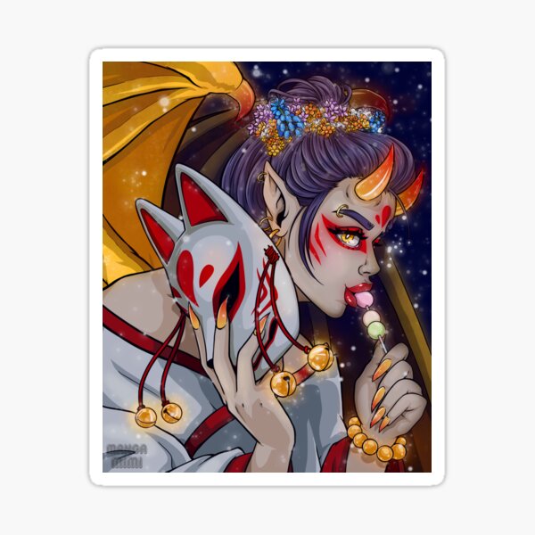 Matsuri Demon Sticker