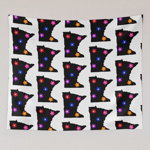 Item preview, Colorful Floral Flowers Minnesota Design  designed and sold by hopecope.