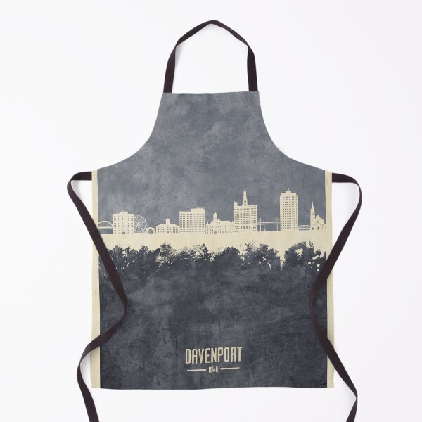 Item preview, Davenport Iowa Skyline designed and sold by ArtPrints.