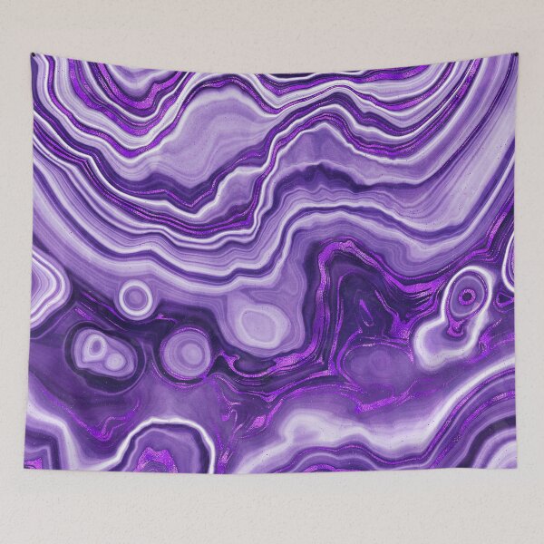 Item preview, Shades of purple glitter agate designed and sold by DesignGardenia.