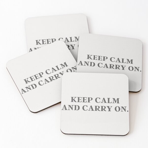 Item preview, Keep Calm And Carry On | Quote, Advice designed and sold by QShore.