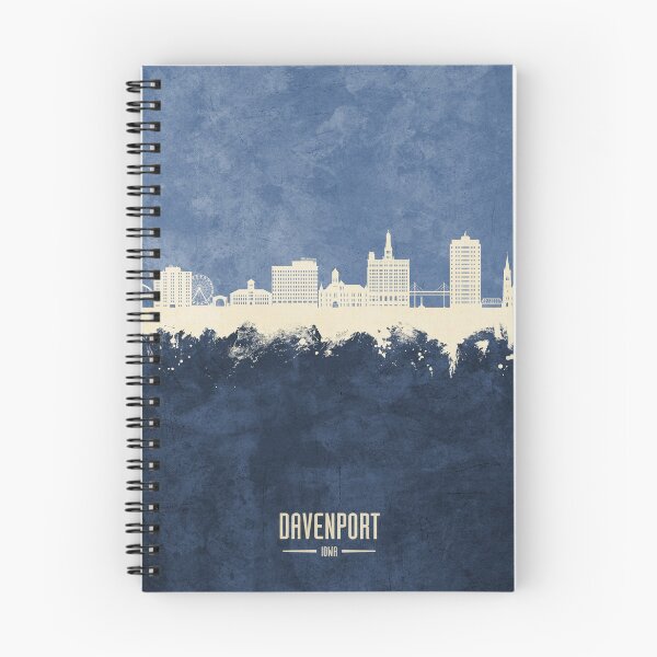 Item preview, Davenport Iowa Skyline designed and sold by ArtPrints.